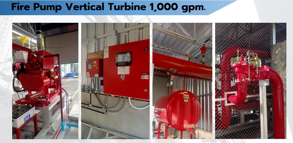 Fire Pump Vertical Turbine 1%2C000 gpm.